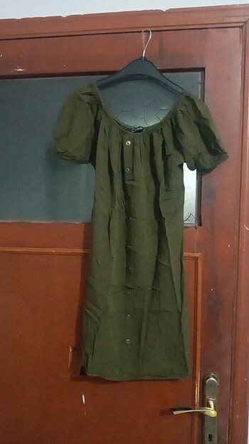 Haki mini Elbise