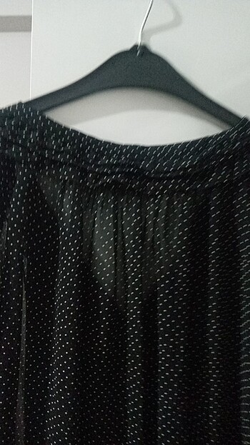 Zara BASIC PUANTIYELI Tül gömlek - Görsel 10