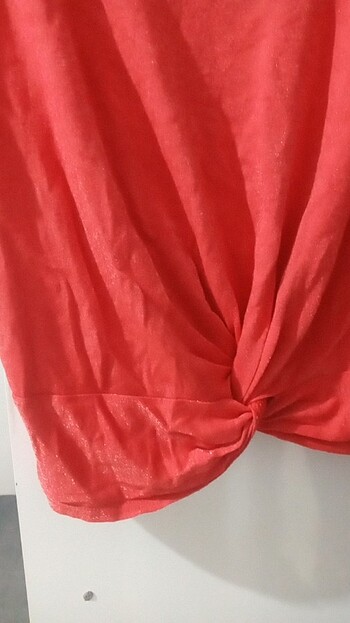 Kırmızı ışıltılı Tişört - Görsel 5