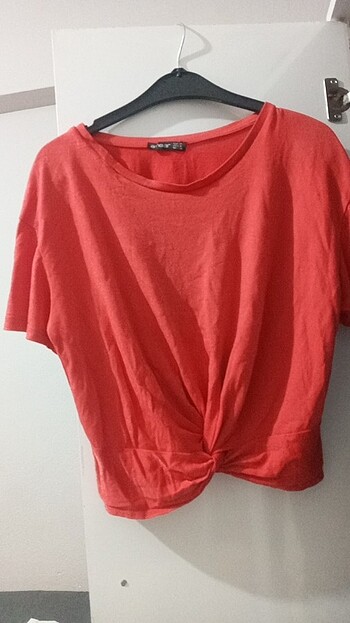 Kırmızı ışıltılı Tişört - Görsel 7