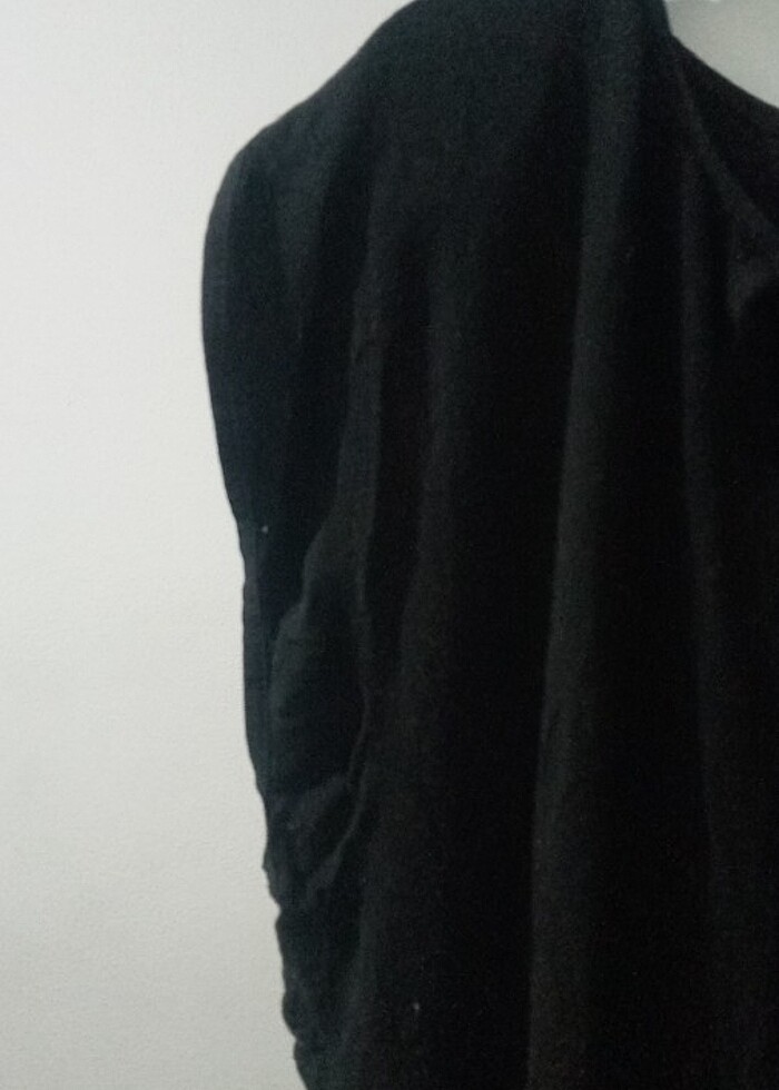 Siyah penye Tişört - Görsel 5