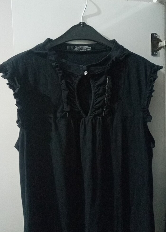  ADL Lacivert elbise - Görsel 2