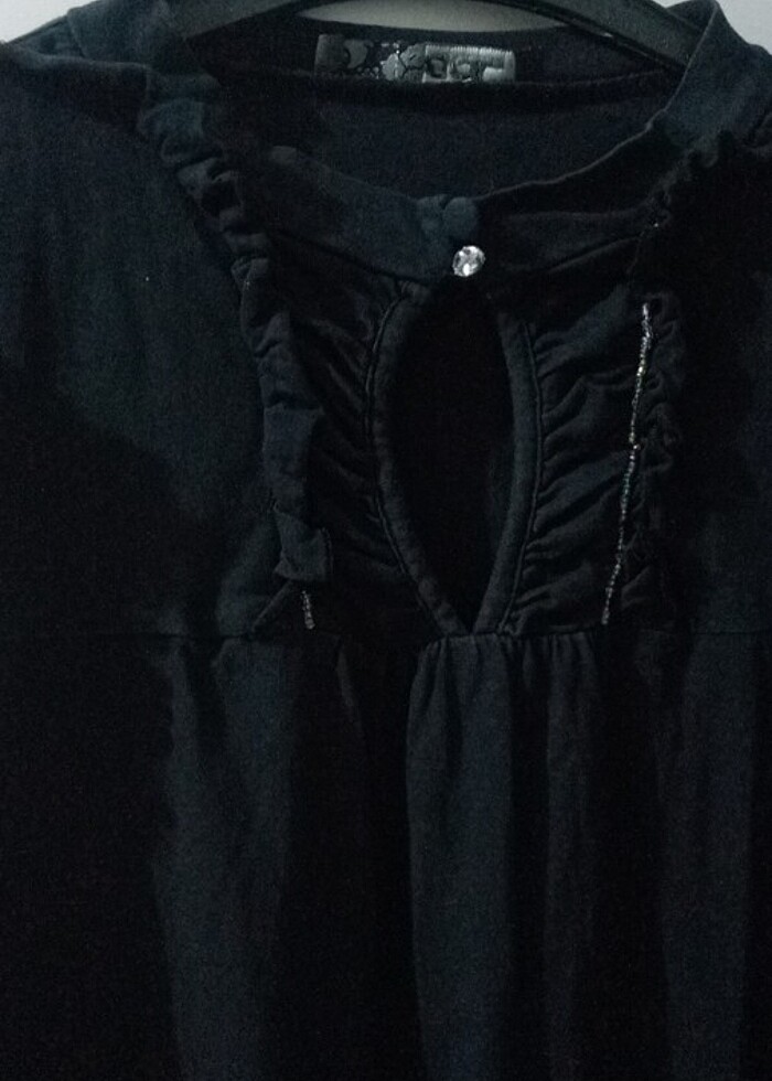  ADL Lacivert elbise - Görsel 4