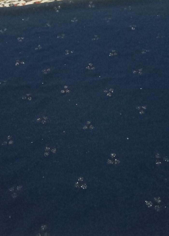 Lacivert ŞAL /FULAR /EŞARP - Görsel 2