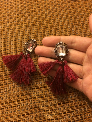 Diğer Bordo küpe