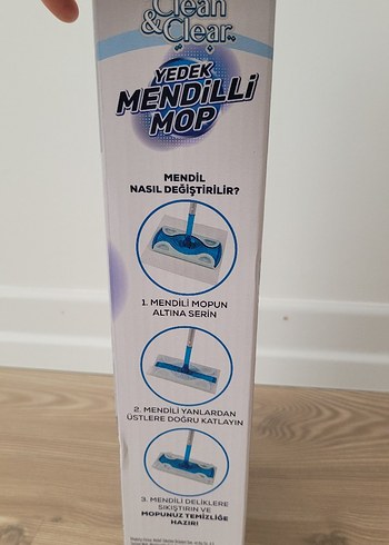 Clean&Clear yedek bezli mop - Görsel 3