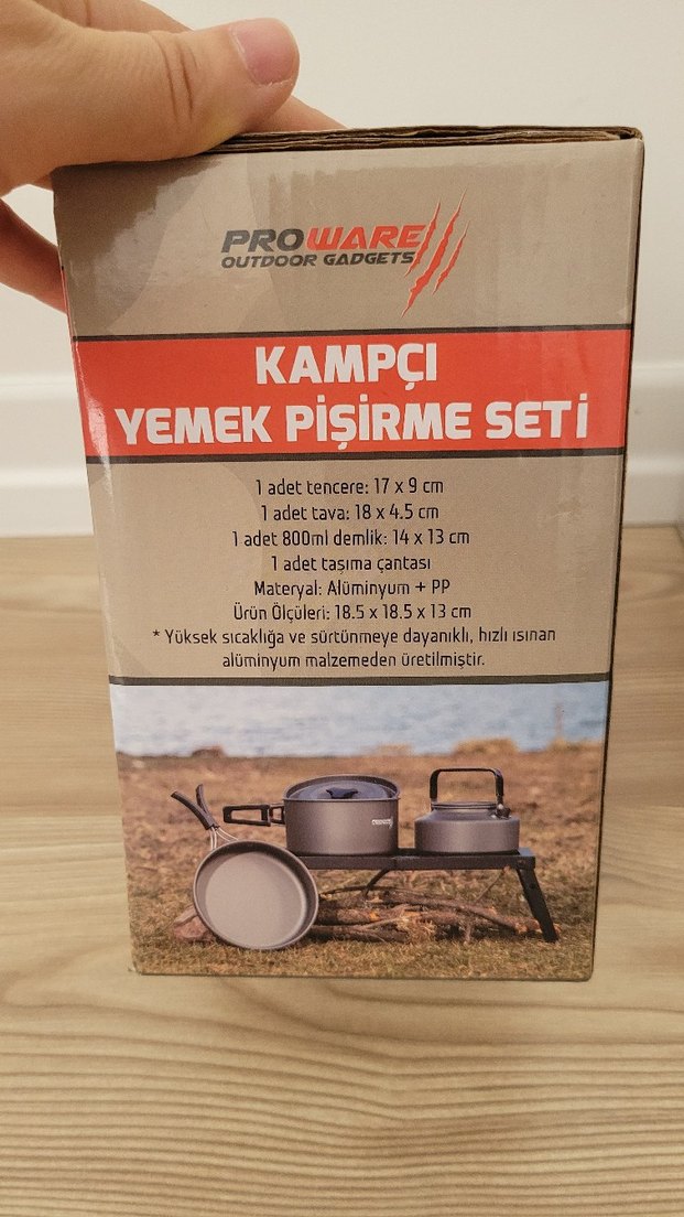 Proware Kampçı Yemek Pişirme Seti - Camel - Görsel 2