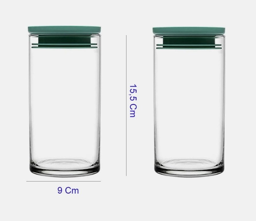 Paşabahçe 730 cc 2'li kavanoz seti - Görsel 2