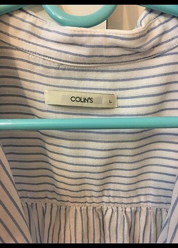 l Beden mavi Renk Colin's kısa kollu gömlek