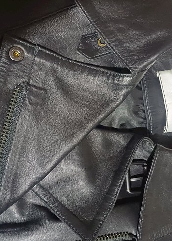 Desa Kadın Siyah Deri Biker Ceket
