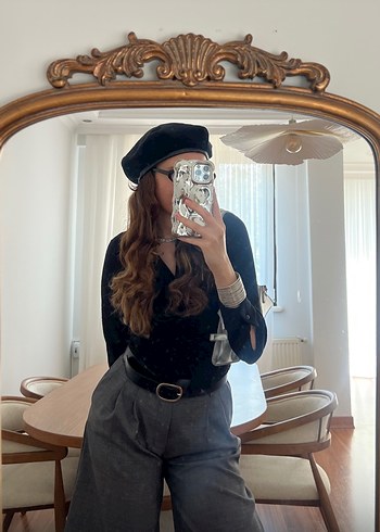 xs Beden siyah Renk Siyah retro gömlek