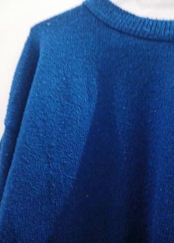 Kadın Lacivert Bisiklet Yaka Triko Kazak - Görsel 2