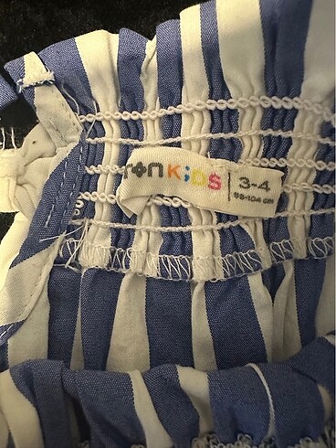 4 Yaş Beden mavi Renk Çocuk crop