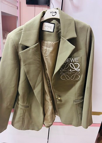 Diğer Haki Yesil Minimalist Blazer Ceket