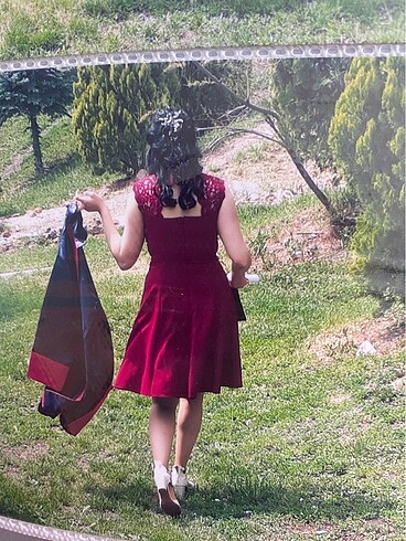 Fuşya elbise