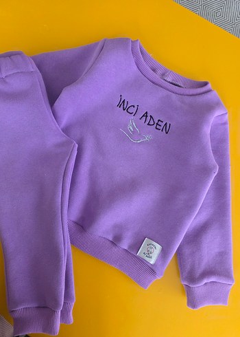 kisiye özel nakışlı bebek alt üst takim - Görsel 2