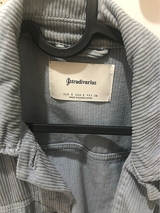 s Beden Stradivarius fitilli kadife ceket