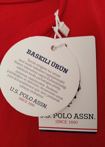 xxl Beden kırmızı Renk USPA Baskılı Kırmızı Erkek Tişört
