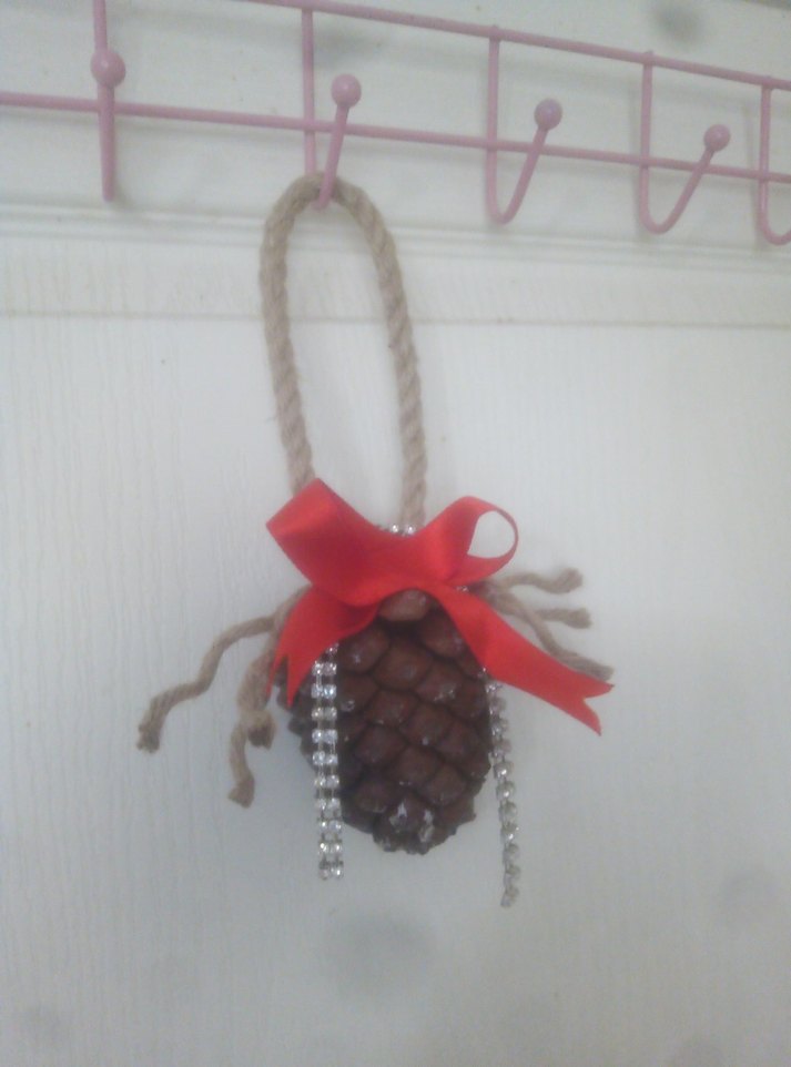 Asmalık Kozalak Süs - Görsel 3