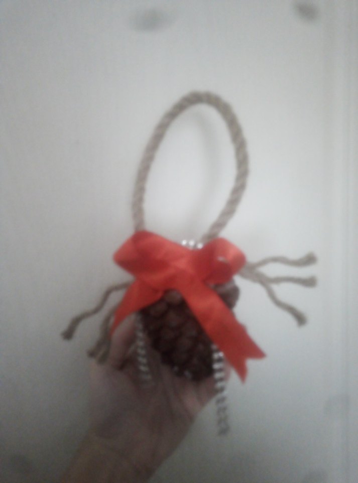 Asmalık Kozalak Süs - Görsel 2