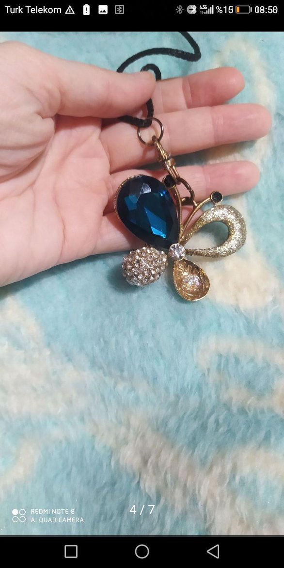 Kelebekli Kolye - Görsel 3