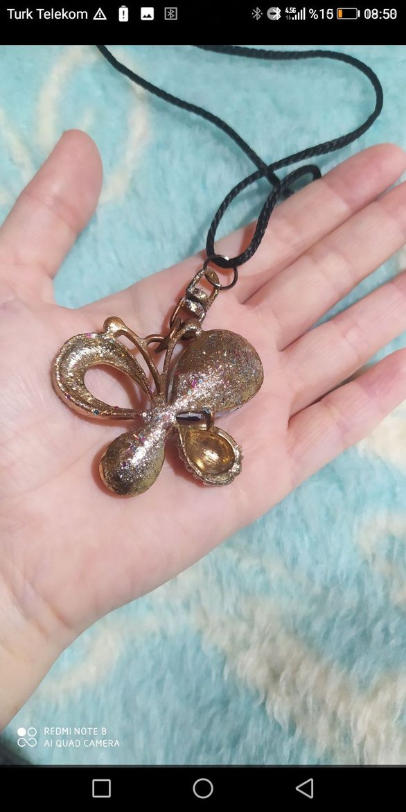 Kelebekli Kolye - Görsel 4