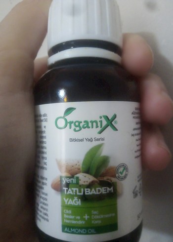 OrganiX Tatlı Badem Yağı 50 ml - Görsel 5