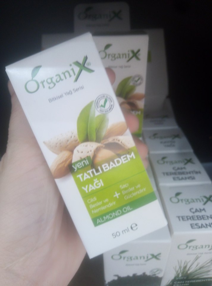 OrganiX Tatlı Badem Yağı 50 ml - Görsel 2