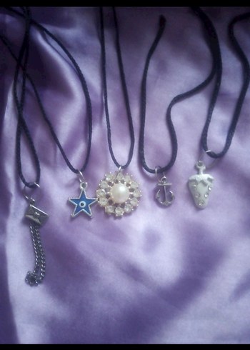 Toplu satış 5 adet kolye - Görsel 6