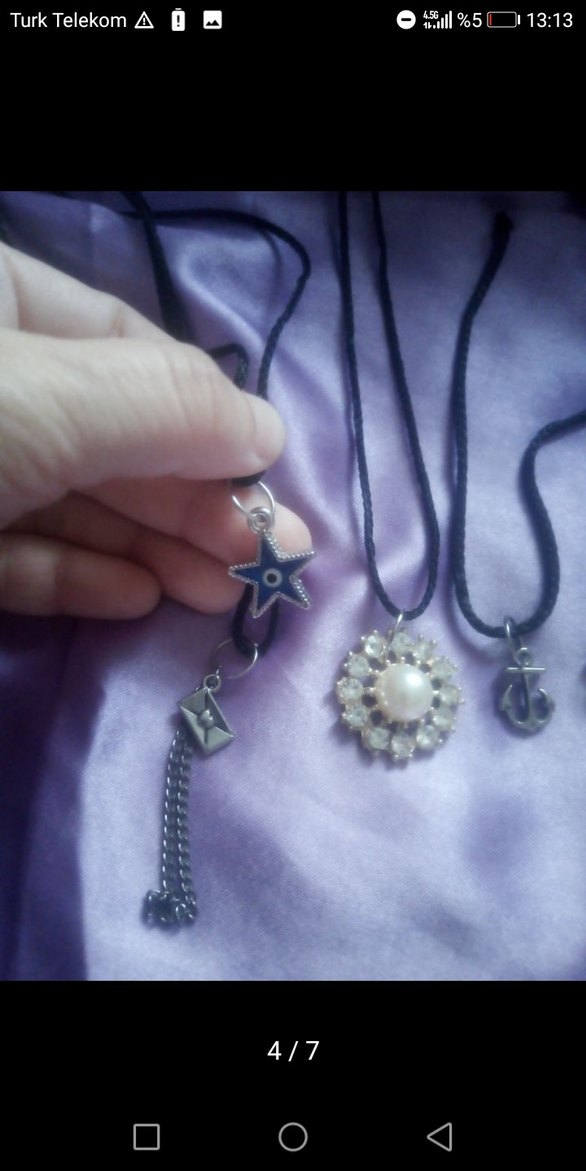 Toplu satış 5 adet kolye - Görsel 4