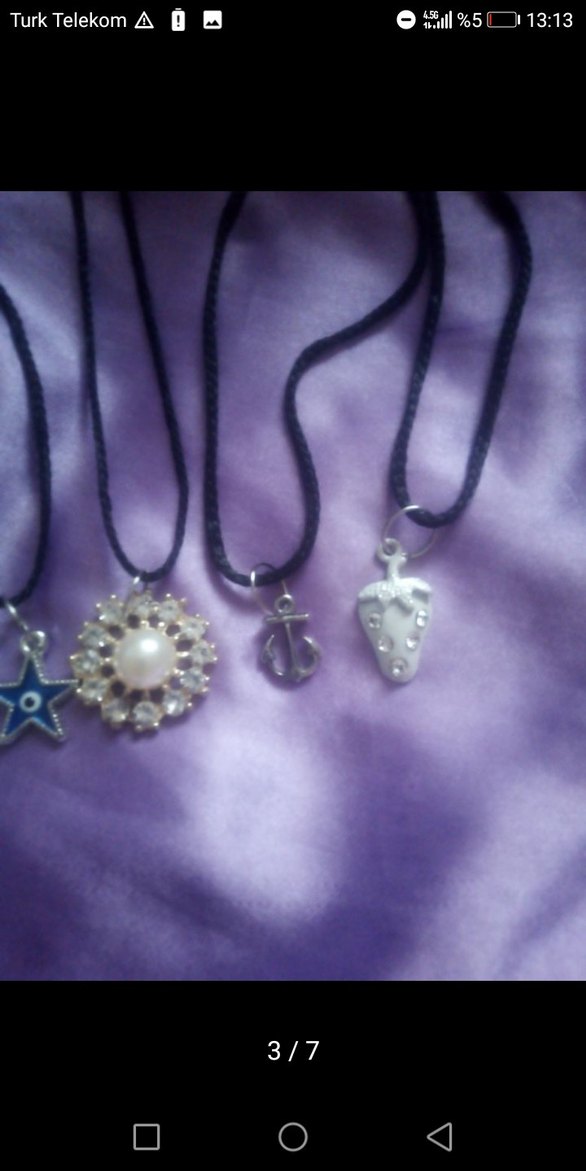 Toplu satış 5 adet kolye - Görsel 3