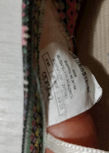 Renkli bağlama desenli dolgu topuk espadril - Görsel 6