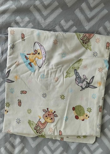 Çocuklar için pastel renkli baskılı nevresim - Görsel 2