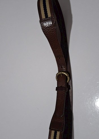 Massimo Dutti Kahverengi Deri Aski