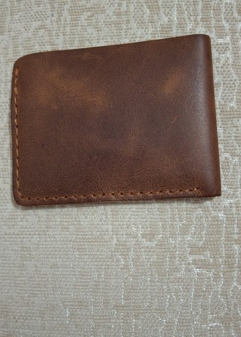 Bohem Tarzı Parlak Kahverengi Erkek Cüzdanı - Görsel 6