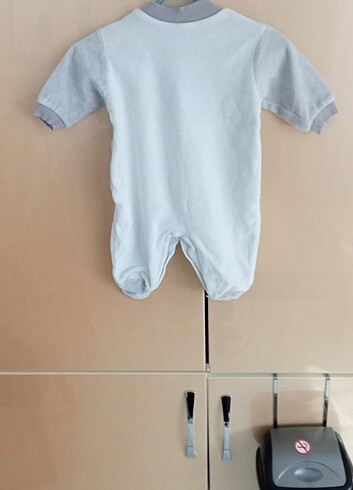 3 Ay Beden beyaz Renk Bebek tulumu