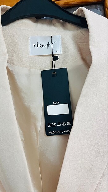 l Beden Kiremit markalı blazer