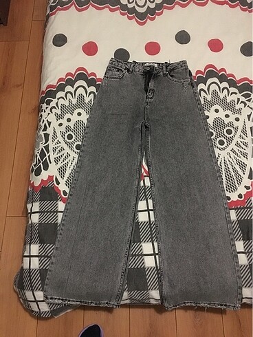 Twin-Set Bayan bol paça kot pantolon