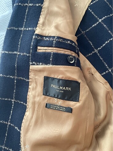 Paulmark Paul Mark slim fit erkek mevsimlik ceket