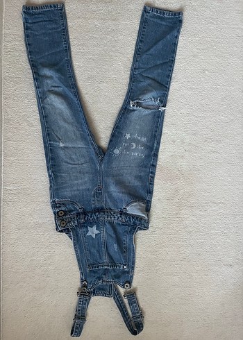 Kızlar için kot tulum - Görsel 2