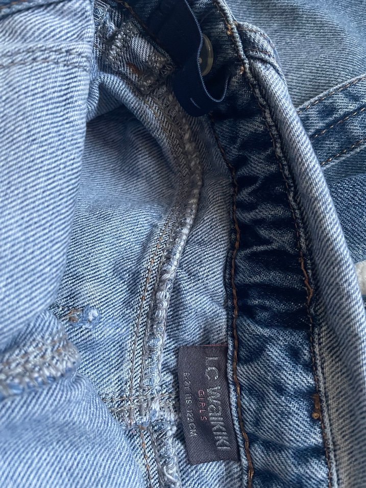 Kızlar için kot tulum - Görsel 3