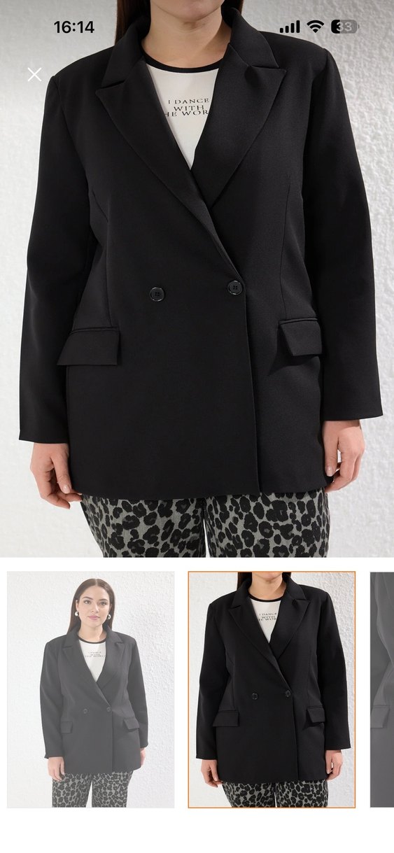 Gri Yılan Desenli Midi Kumaş Pantolon - Görsel 3