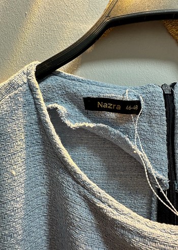 Kadın Mavi Uzun Triko Elbise - Görsel 3