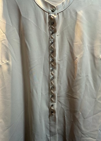 Nakışlı Bej Uzun Abiye Elbise - Görsel 3