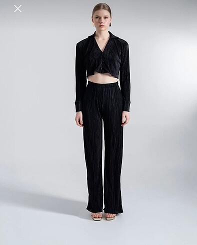 Zara Holly loly siyah comfy pantolon