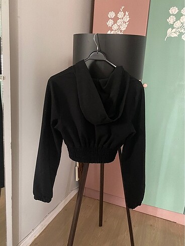 Zara Siyah kısa hırka