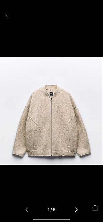 Zara bej ceket