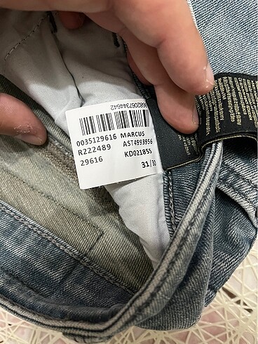 31 Beden Mavi kot pantolon