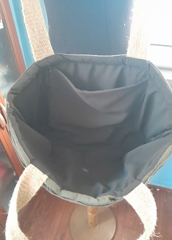 Haki yesil Kadın Günlük şişme mont Kumaştan Omuz Çantası - Görsel 3