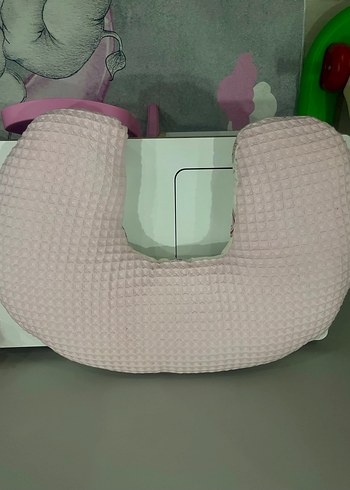 Baskılı Pastel Renkli Emzirme ve Hamile Yastığı - Görsel 2